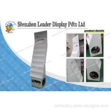 Exhibition Corrugated Cardboard Display Shelf , Customized